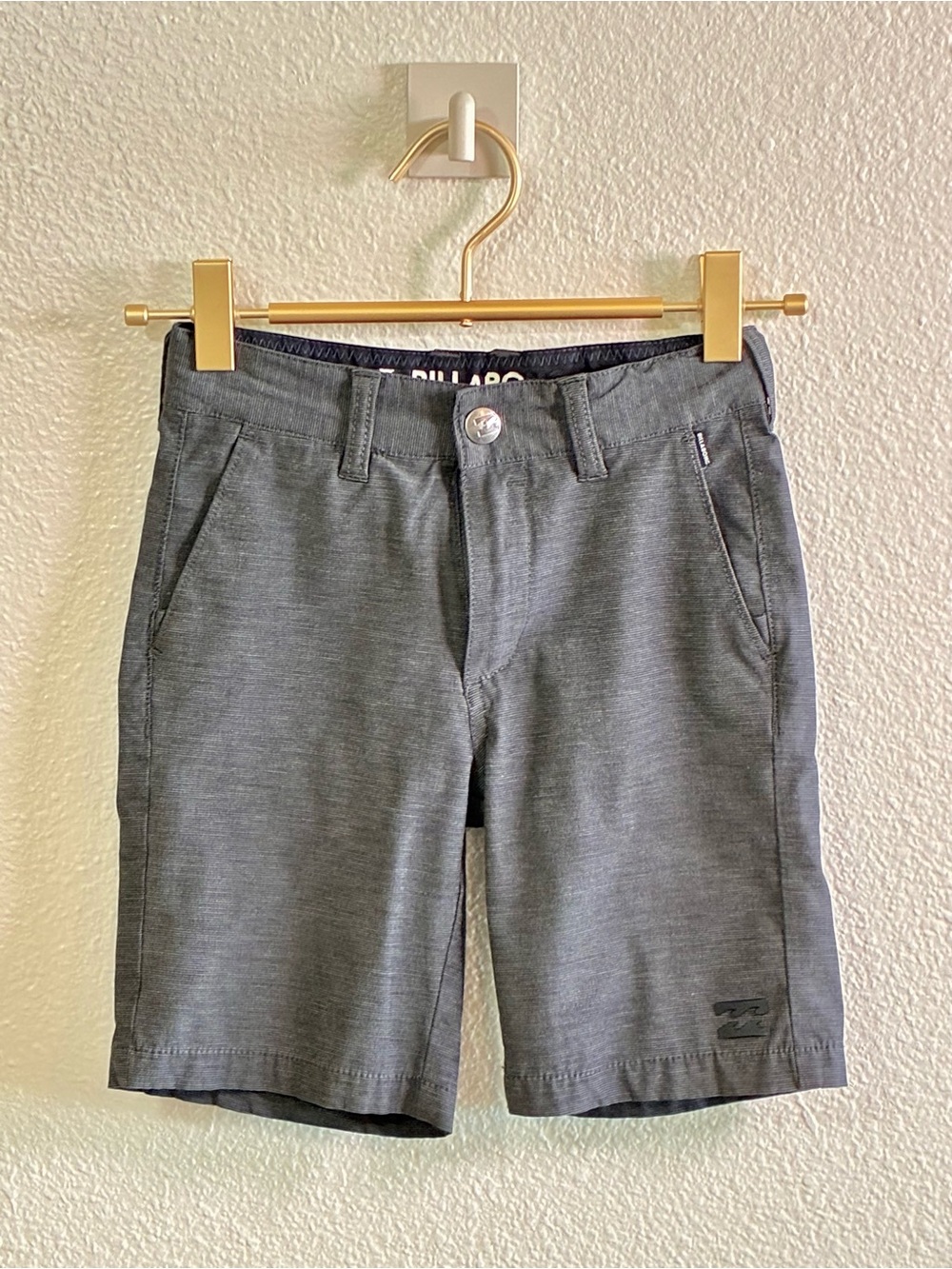 Billabong Boys Crossfire Quick Dry Stretch Shorts Gray Size 5